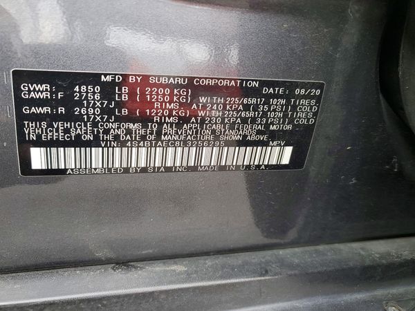2020 SUBARU OUTBACK Premium+M/R+NAVI