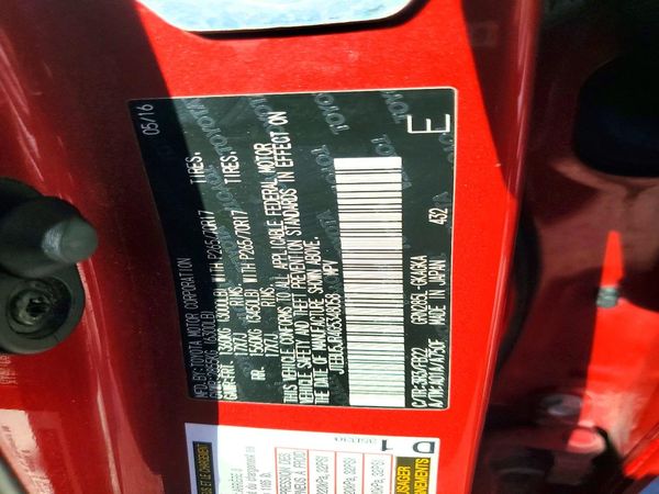 2016 TOYOTA 4RUNNER Base Grade