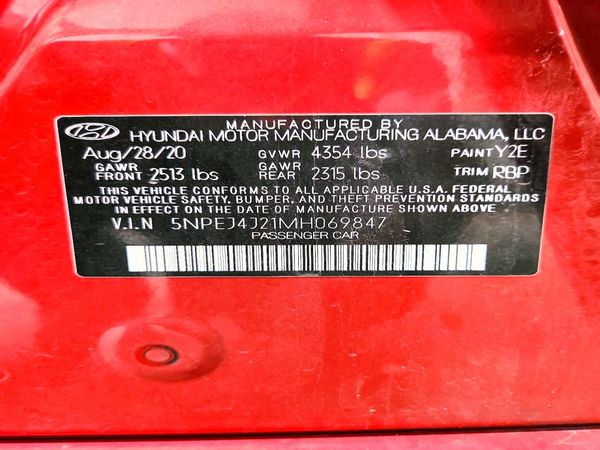2021 HYUNDAI SONATA SEL Plus