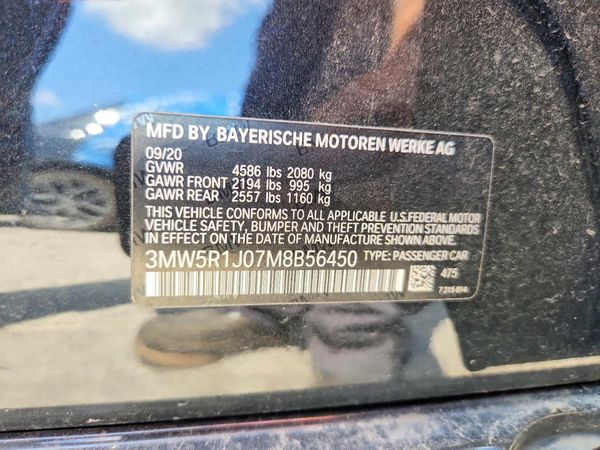 2021 BMW 330I