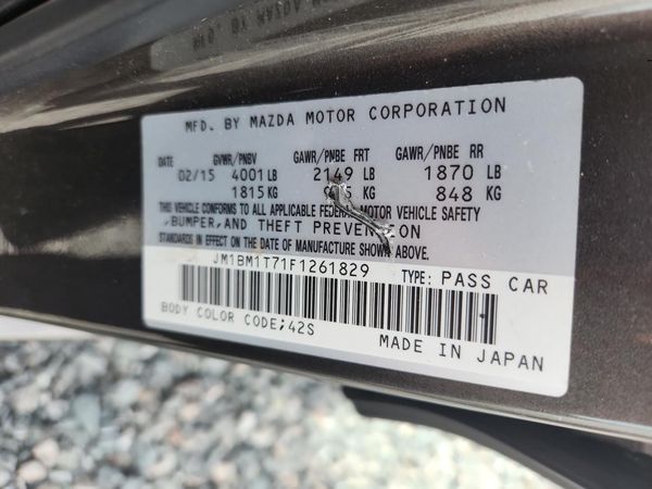 2015 MAZDA 3