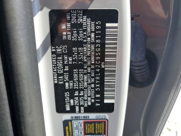 2025 KIA SORENTO