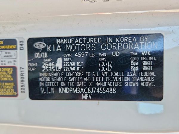 2018 KIA SPORTAGE