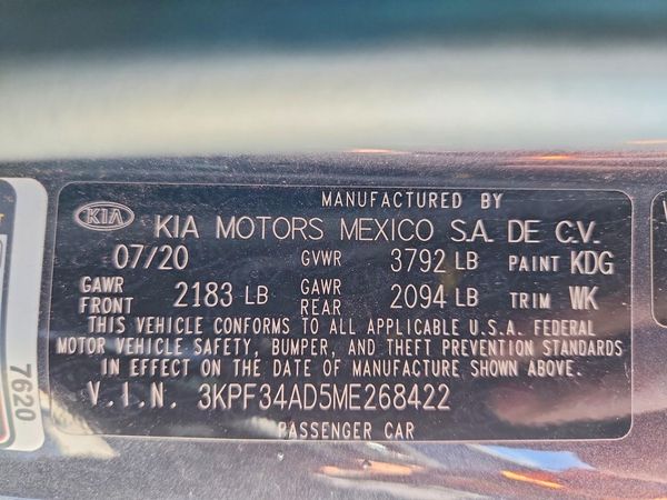 2021 KIA FORTE