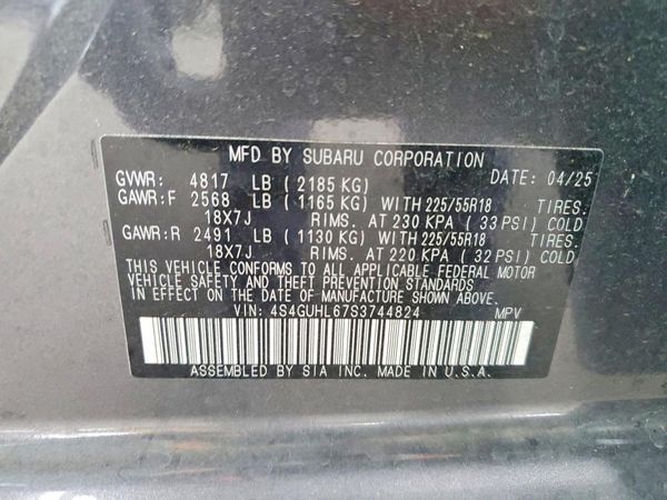 2025 SUBARU CROSSTREK