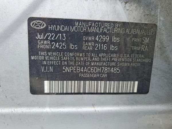 2013 HYUNDAI SONATA
