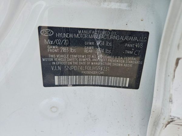2020 HYUNDAI ELANTRA