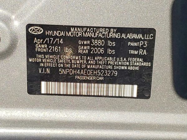 2014 HYUNDAI ELANTRA GLS(Middle)