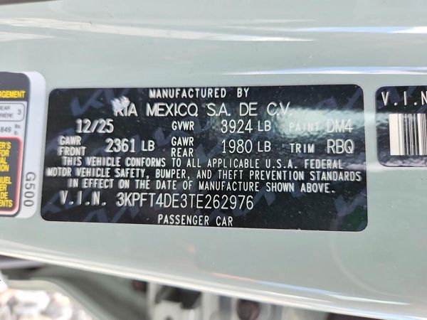 2026 KIA K4 LX, LXS