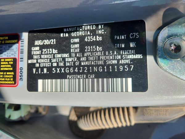 2022 KIA K5