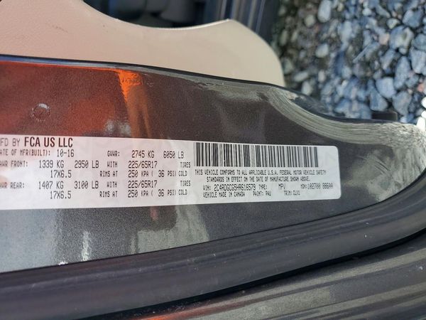 2017 DODGE GRAND CARAVAN SXT