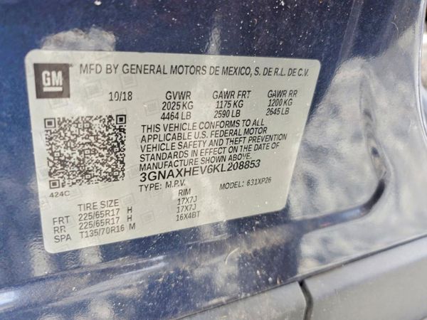 2019 CHEVROLET EQUINOX LS