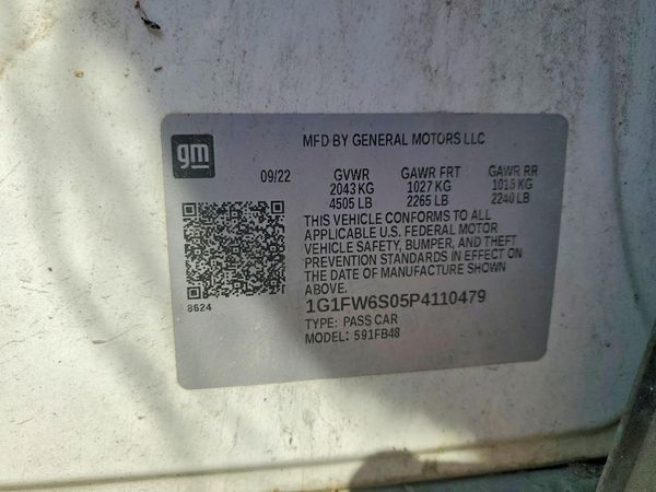 2023 CHEVROLET BOLT 1LT — VINS