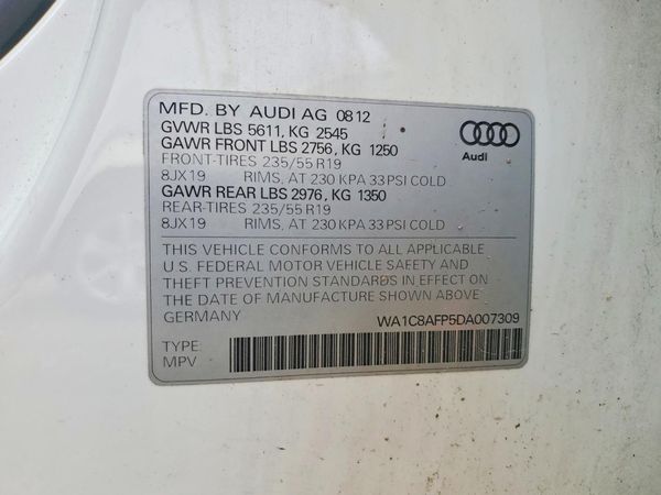 2013 AUDI Q5