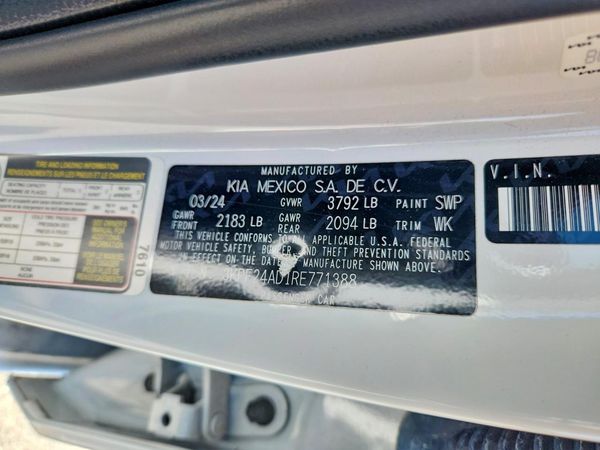 2024 KIA FORTE LX, LXS