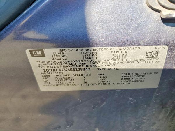 2014 CHEVROLET EQUINOX LS