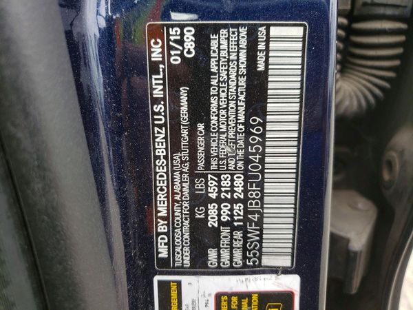 2015 MERCEDES-BENZ C Base