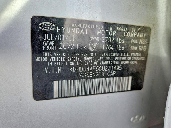 2012 HYUNDAI ELANTRA GLS(Middle grade)