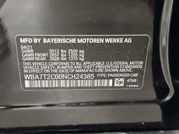 2022 BMW 740