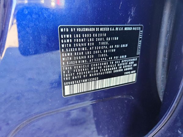 2022 VOLKSWAGEN TIGUAN