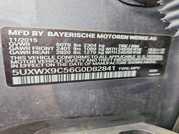 2016 BMW X3