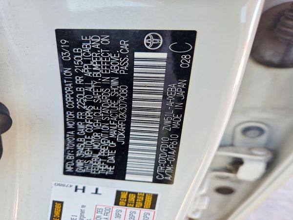 2019 TOYOTA PRIUS L/LE/XLE/LTD.
