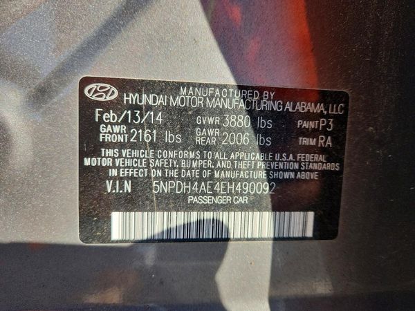 2014 HYUNDAI ELANTRA GLS(Middle)