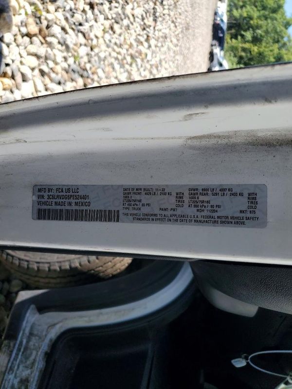 2023 RAM PROMASTER 2500 High Roof