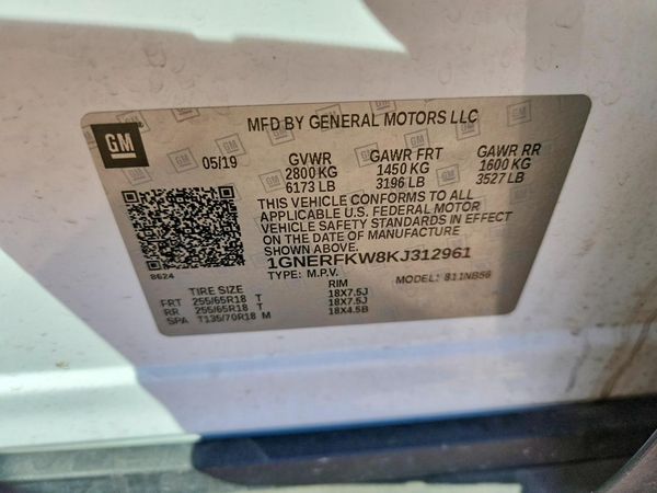 2019 CHEVROLET TRAVERSE LS