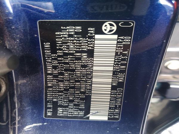 2020 TOYOTA COROLLA LE, w/Premium Pkg — VINS