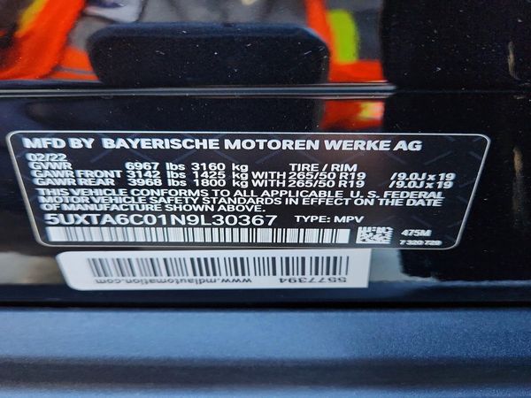 2022 BMW X5 xDrive45e