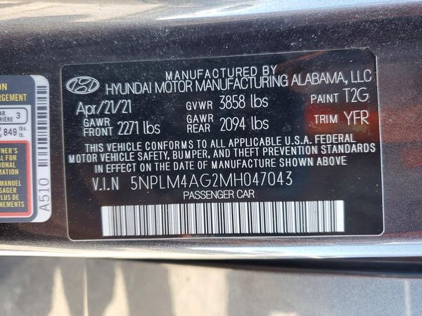 2021 HYUNDAI ELANTRA