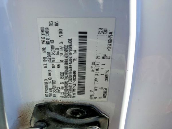 2017 FORD F150 Regular Cab