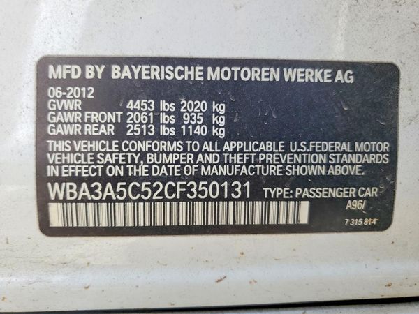 2012 BMW 328