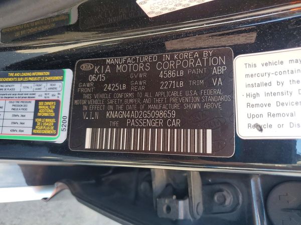 2016 KIA OPTIMA