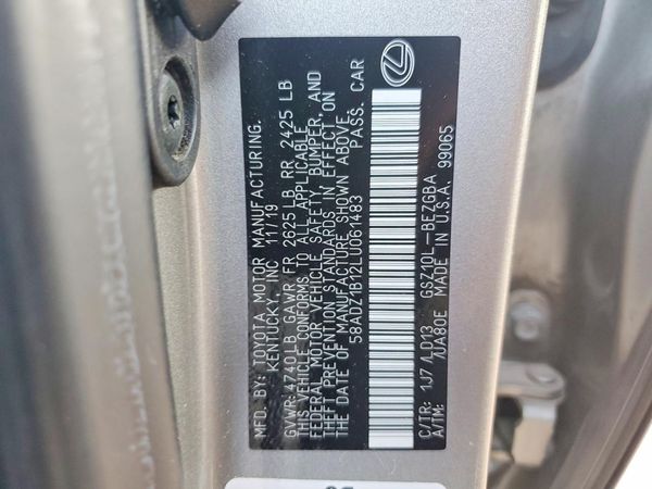 2020 LEXUS ES