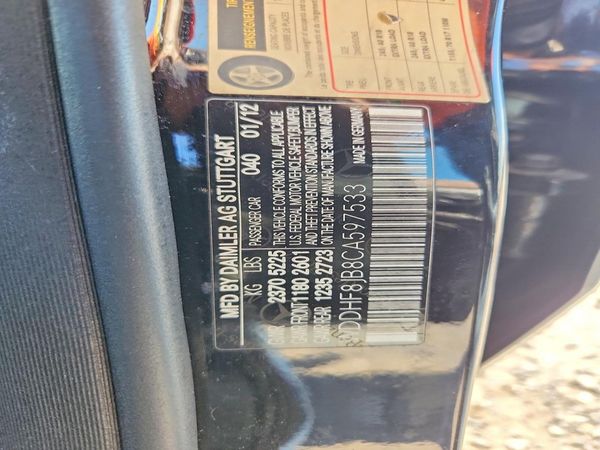 2012 MERCEDES-BENZ E