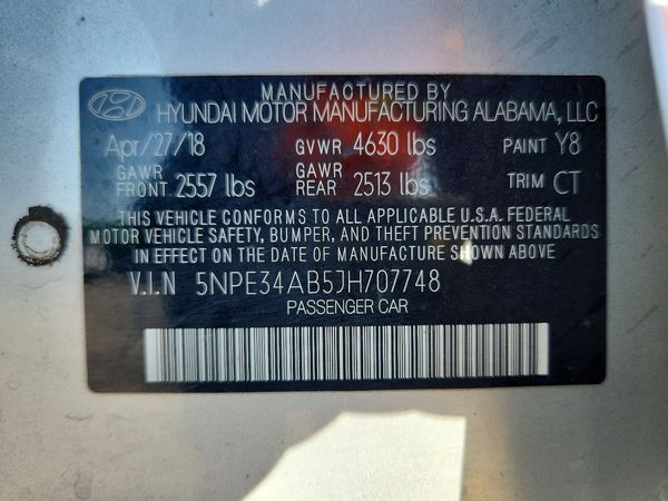 2018 HYUNDAI SONATA