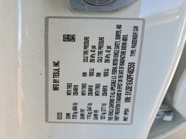 2023 TESLA MODEL 3