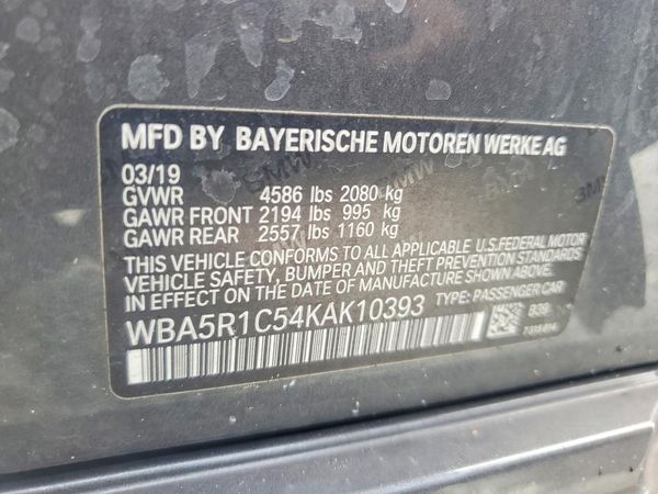 2019 BMW 330I