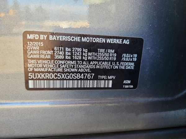 2016 BMW X5 xDrive35i
