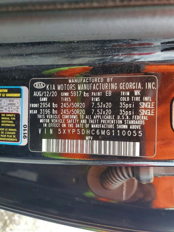 2021 KIA TELLURIDE SX