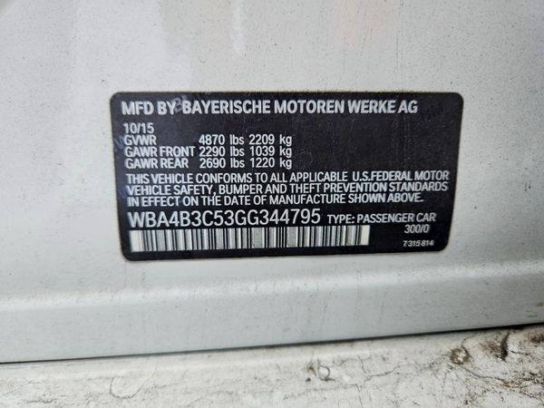 2016 BMW 435