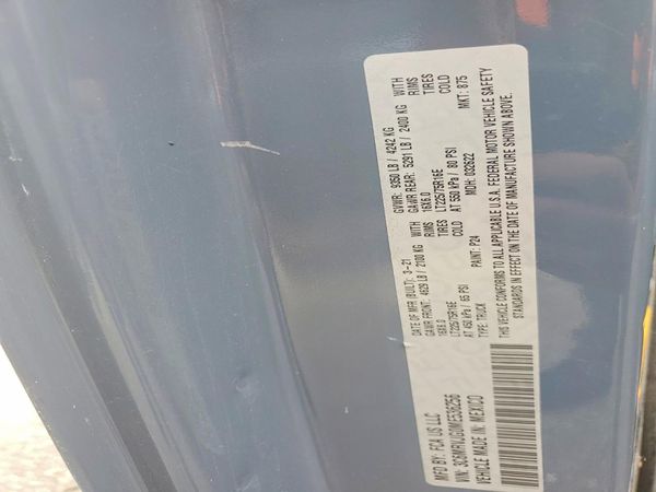 2021 RAM PROMASTER 3500 — VINS