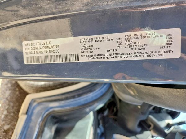 2021 RAM PROMASTER 3500 — VINS