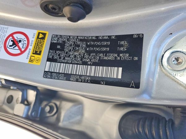 2015 TOYOTA HIGHLANDER Base/Hybrid