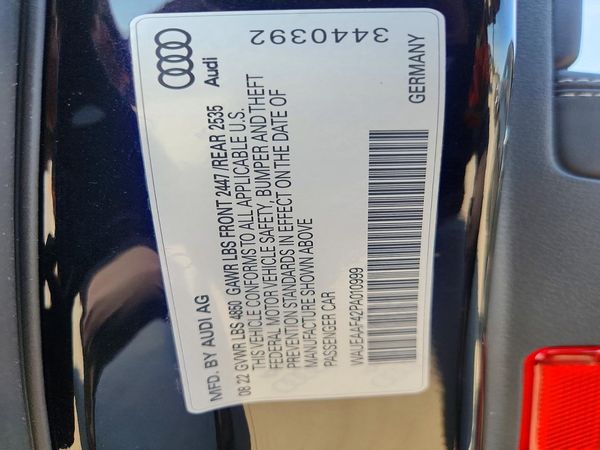 2023 AUDI A4 — VINS