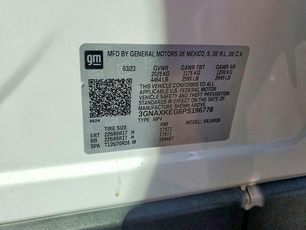 2023 CHEVROLET EQUINOX LT (1LT)