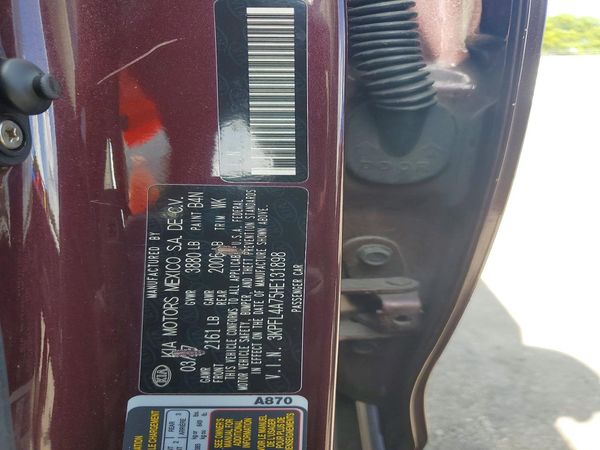 2017 KIA FORTE LX Popular, S