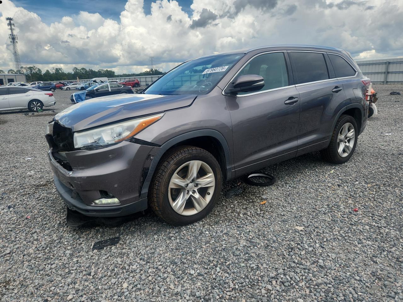 2014 TOYOTA HIGHLANDER Base/Hybrid — Front 3/4
